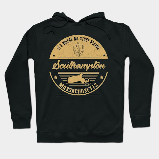 Southampton Massachusetts It's Where my story begins Hoodie by ReneeCummings